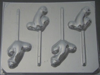194x Limp Penis Chocolate or Hard Candy Lollipop Mold